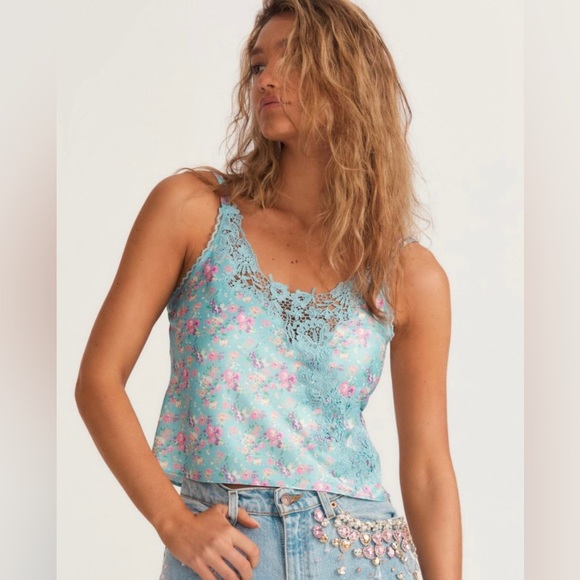 LoveShackFancy Tops - LoveShackFancy Lylia Cami Pool Party XS